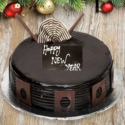 "Delicious round shape chocolate cake -1kg - code C03 - Click here to View more details about this Product